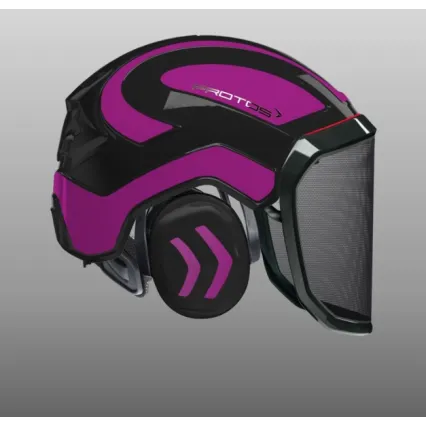 PROTOS Casque Protos® Integral Forest (Noir et Pink)