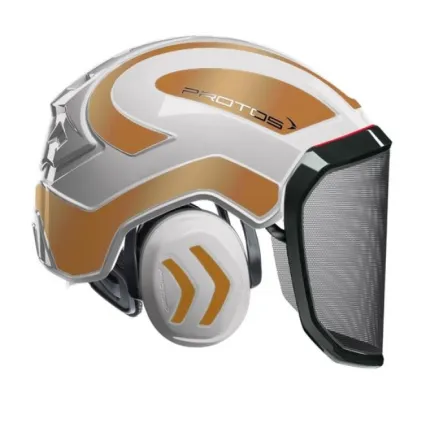 PROTOS Casque Protos® Integral Forest (Blanc et Or)